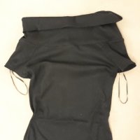 Черна еластична рокля секси издължена , снимка 15 - Рокли - 39217686