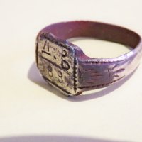 Старинен военнен пръстен 1889 г. за ценители и колекционери ., снимка 2 - Антикварни и старинни предмети - 36844474