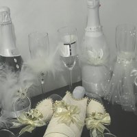 Сватбени чаши, снимка 8 - Сватбени аксесоари - 39463808