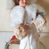 стара кукла младоженка, снимка 1 - Колекции - 28246097