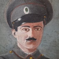 Картина на художника Стефан Егаров от 1918 г, снимка 4 - Антикварни и старинни предмети - 42939958