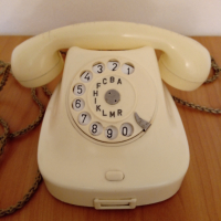 Ретро телефон 1964 година РАБОТИ, снимка 1 - Антикварни и старинни предмети - 44895783