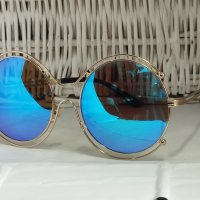 Очила дамски със огледални стъкла-V028, снимка 4 - Слънчеви и диоптрични очила - 12712466