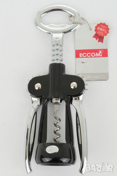 Тирбушон с отварачка от неръждаема стомана марка Eccomi by GP&me, снимка 1