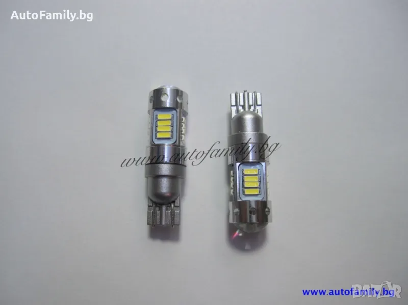 ДИОДНИ КРУШКИ T10 С 18 SMD И ЛУПА - D15, снимка 1