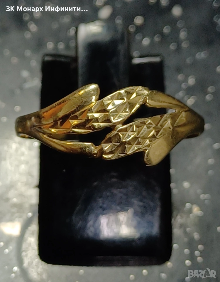 Златен пръстен/585/, снимка 1