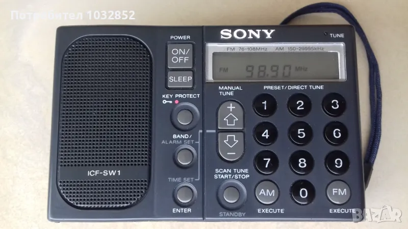 Sony ICF-SW1, снимка 1
