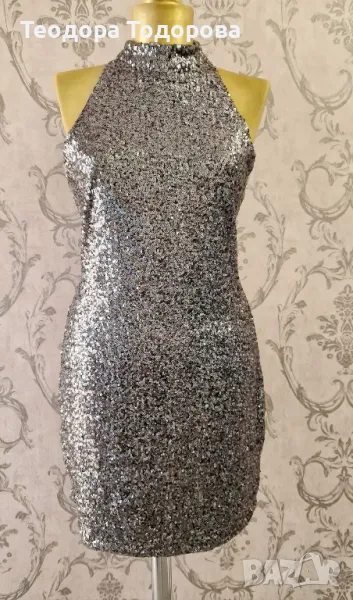 Рокля с пайети М, снимка 1