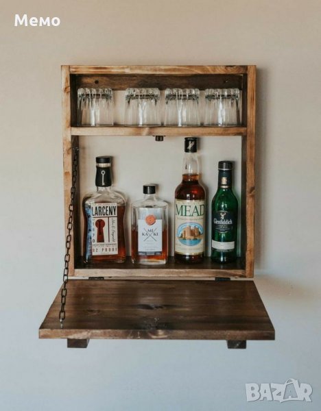 Шкафче за алкохол и чаши, снимка 1