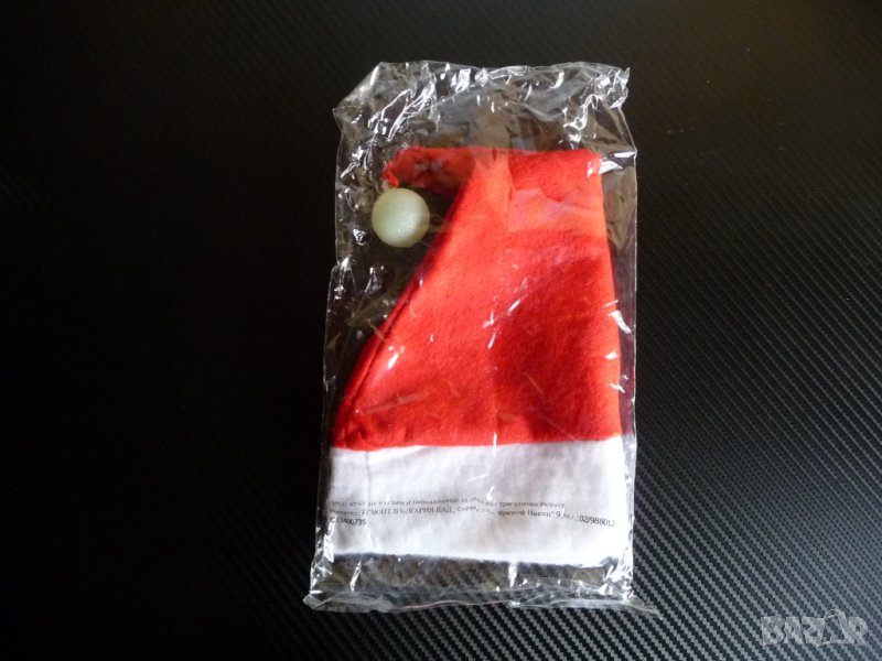 Детска Коледна шапка Коледа джудже Дядо подаръци чувал , снимка 1