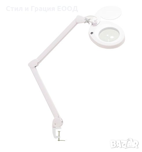 Лампа лупа LED Magni - 5 диоптера настолна, снимка 1