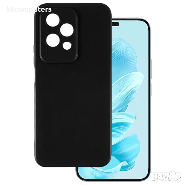 Калъф силикон / Черен мат / за Huawei Honor 200 Lite 5G Баркод : 3129872, снимка 1