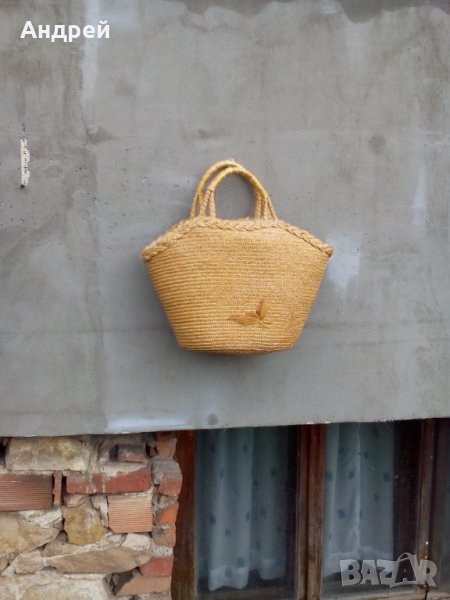 Стара дамска плетена чанта #5, снимка 1