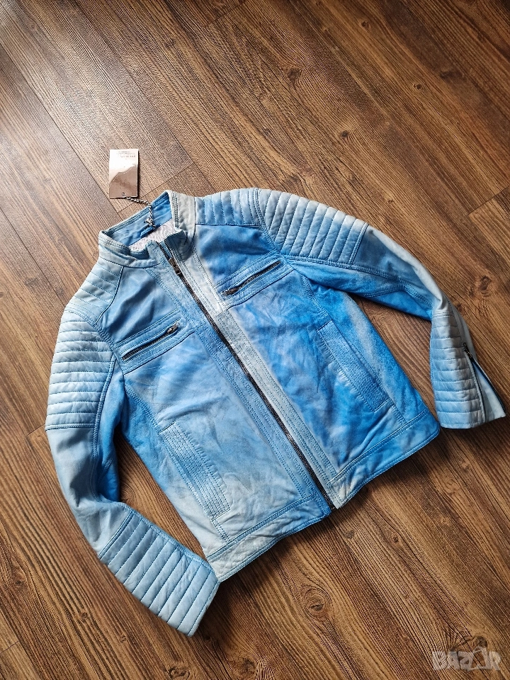 Страхотно мъжко яке , естествена кожа размер М , ново с етикет, , снимка 1