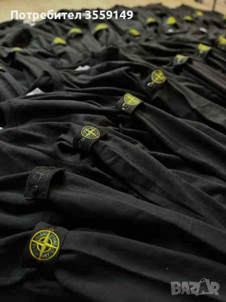 Суичър Stone Island Мъжки Черен Пуловер Stone Island , снимка 1