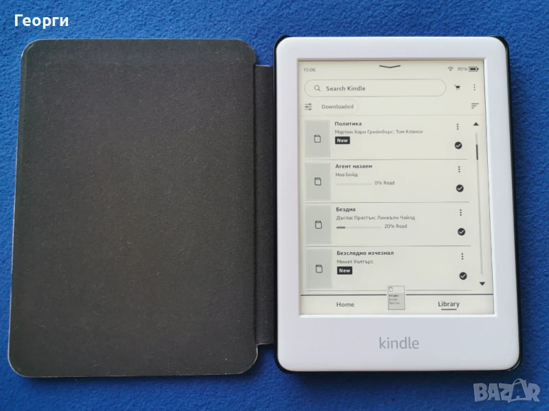 Kindle 10 Generation с подсветка, бял, снимка 1