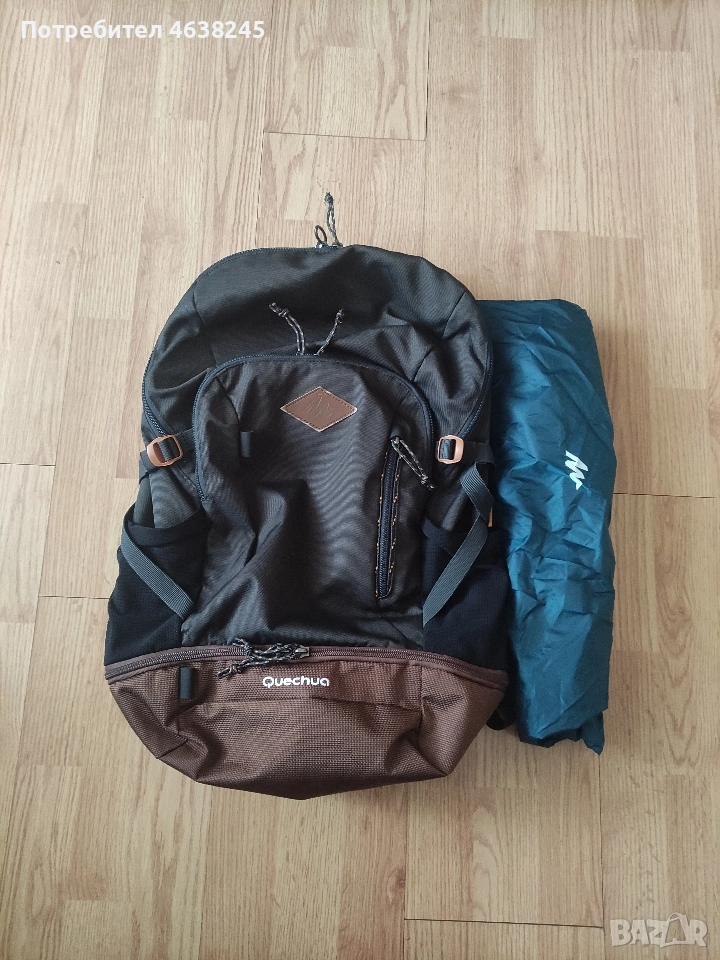 раница , нож , фенер , паракорд въже : 100 лв, снимка 1