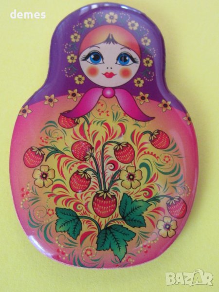 Автентичен магнит-матрьошка от Русия, снимка 1