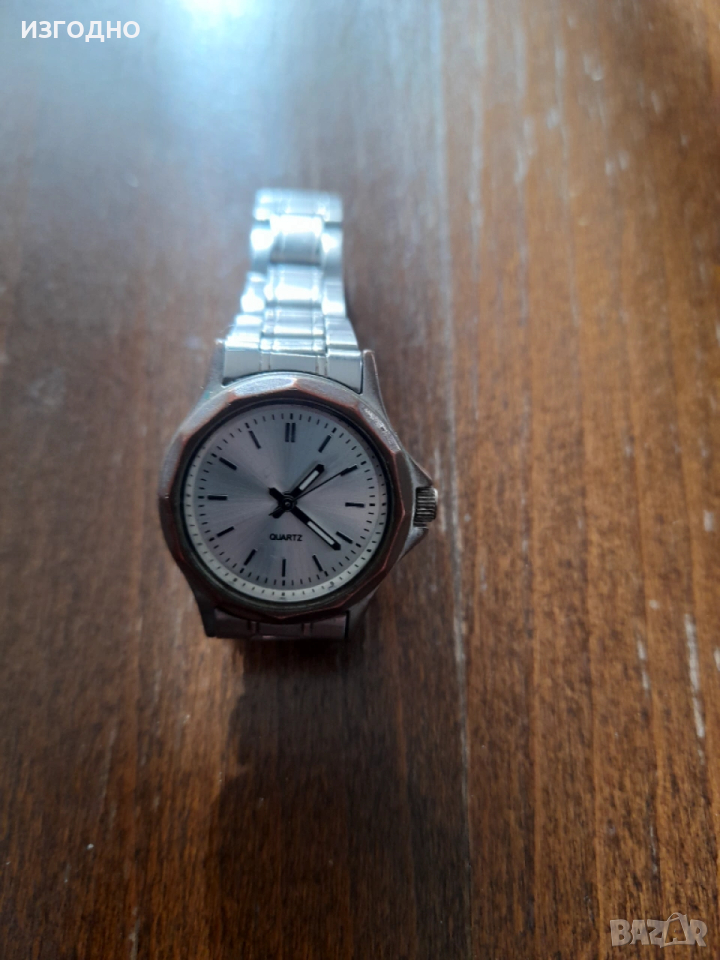 САМО 10€ ДАМСКИ КВАРЦОВ ЧАСОВНИК РАБОТЕЩ, снимка 1