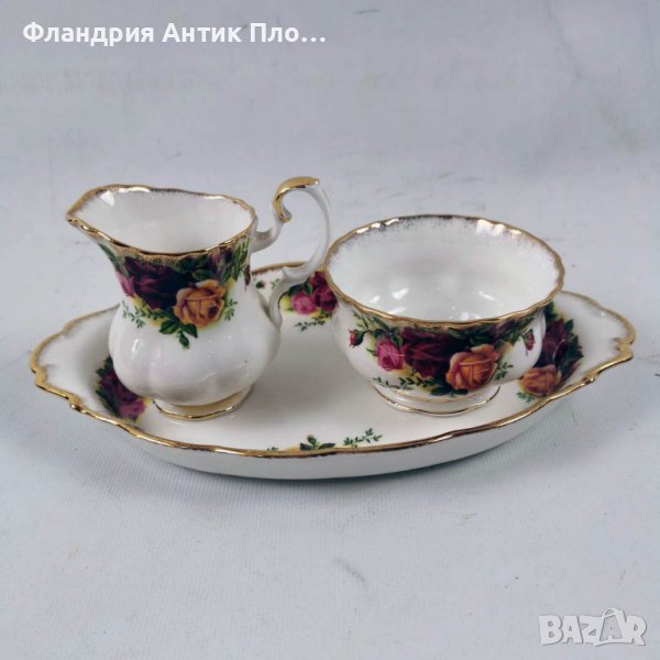 Комплект за чай Royal Albert Old County Roses, снимка 1