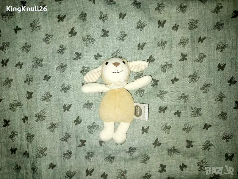Плюшена играчка дрънкулка Овца, снимка 1