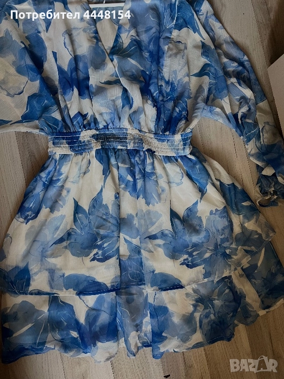 Синя рокля , снимка 1