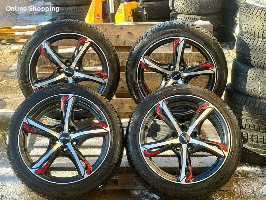 5х100 18 цола Джанти Skoda Kamiq Fabia Rapid VW Golf Seat 5x100 Subaru, снимка 1