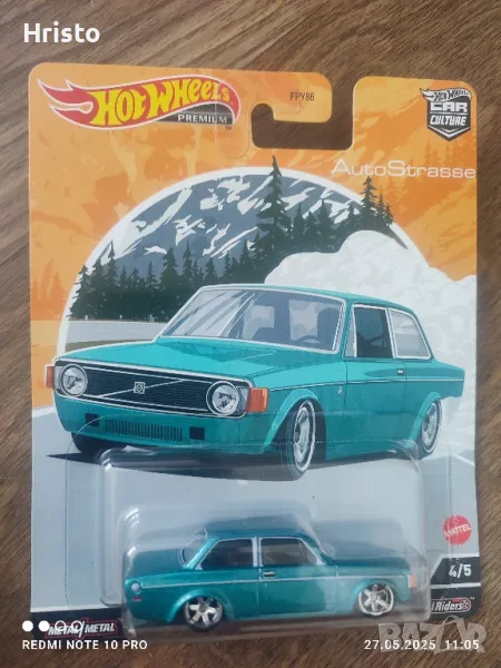 Hot Wheels premium '73 Volvo 142 GL , снимка 1