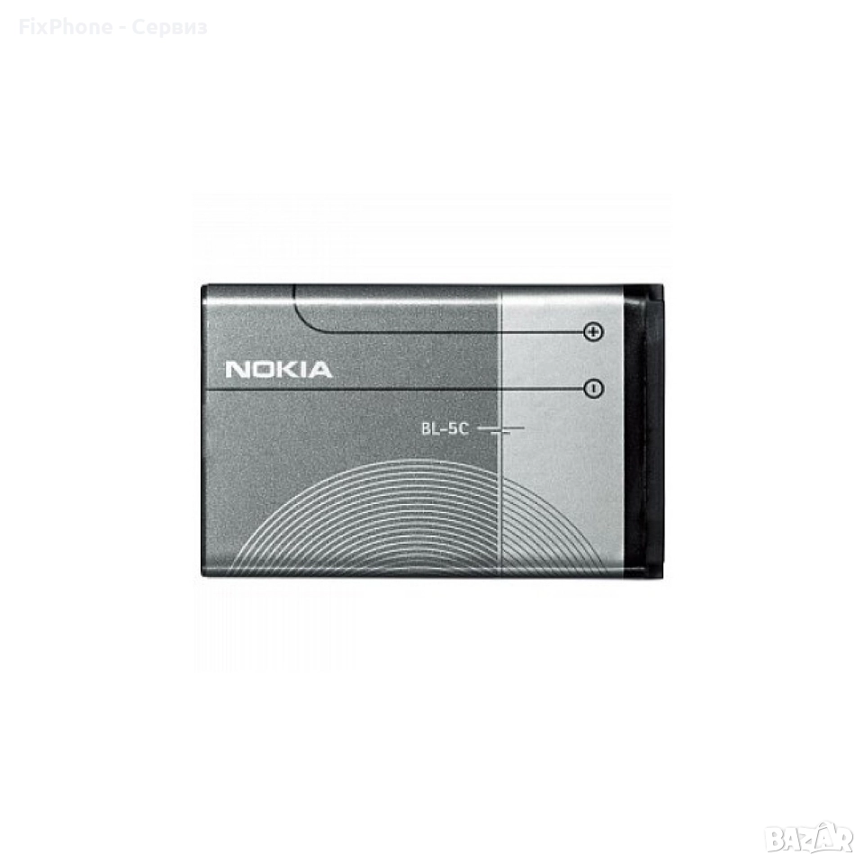 Батерия за Nokia (BL-5C), 1100,X2-01,C1-02,6230,6680,E50,N71,N72,N91, Черна , снимка 1