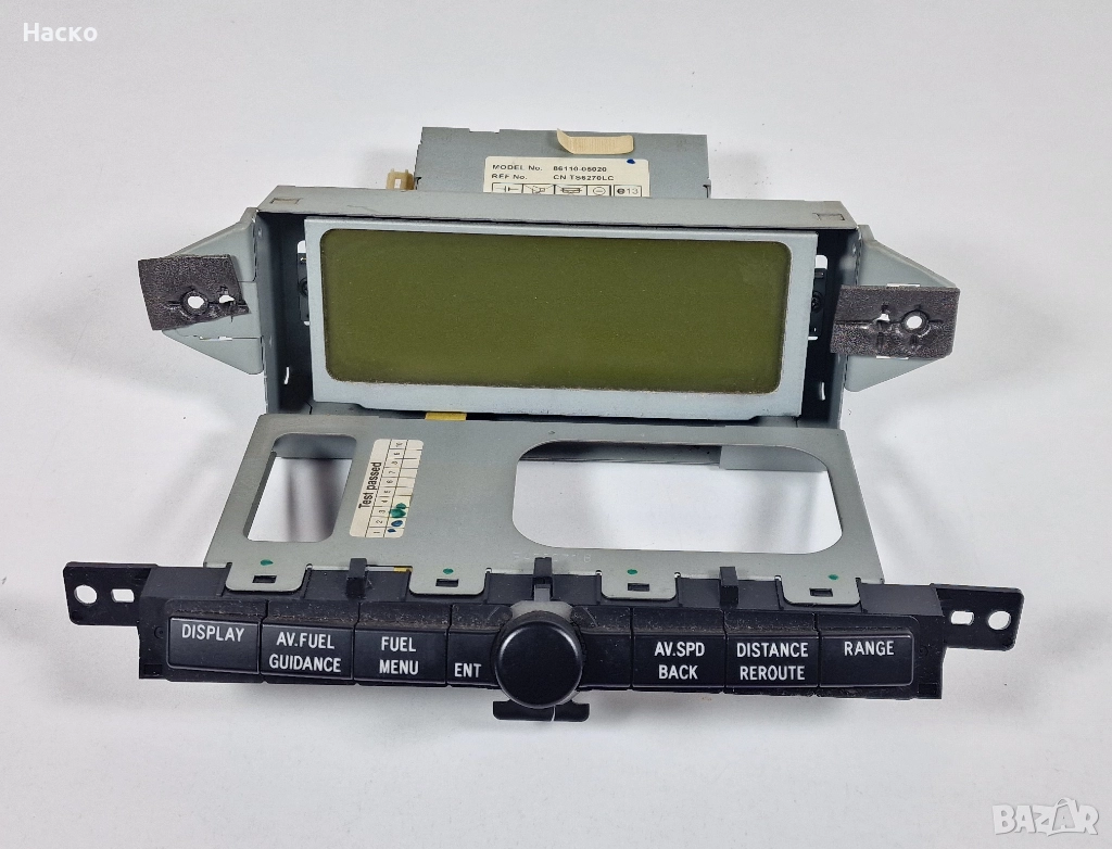 Дисплей Борд Компютър Display Toyota Avensis T25 Тойота Авенсис Т25 2003г-2008г 86110-05020, снимка 1