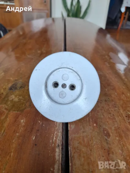 Стар електрически контакт #26, снимка 1