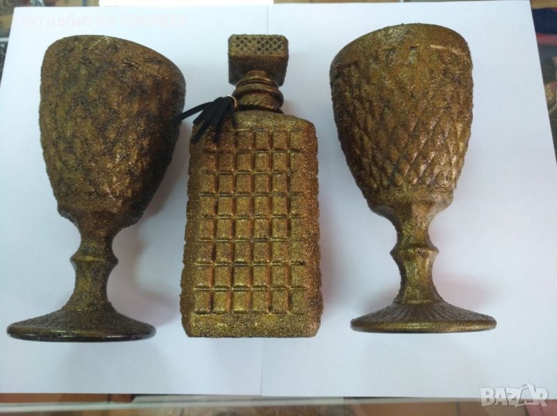 Декоративн сет за вино, снимка 1