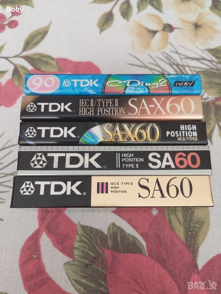 Нови аудио касети TDK SA60 , TDK SA-X60 и TDK Siding2, снимка 1
