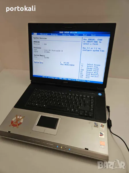 Лаптоп Asus 17" Intel Pentium 1GB RAM 100GB HDD + зарядно, снимка 1