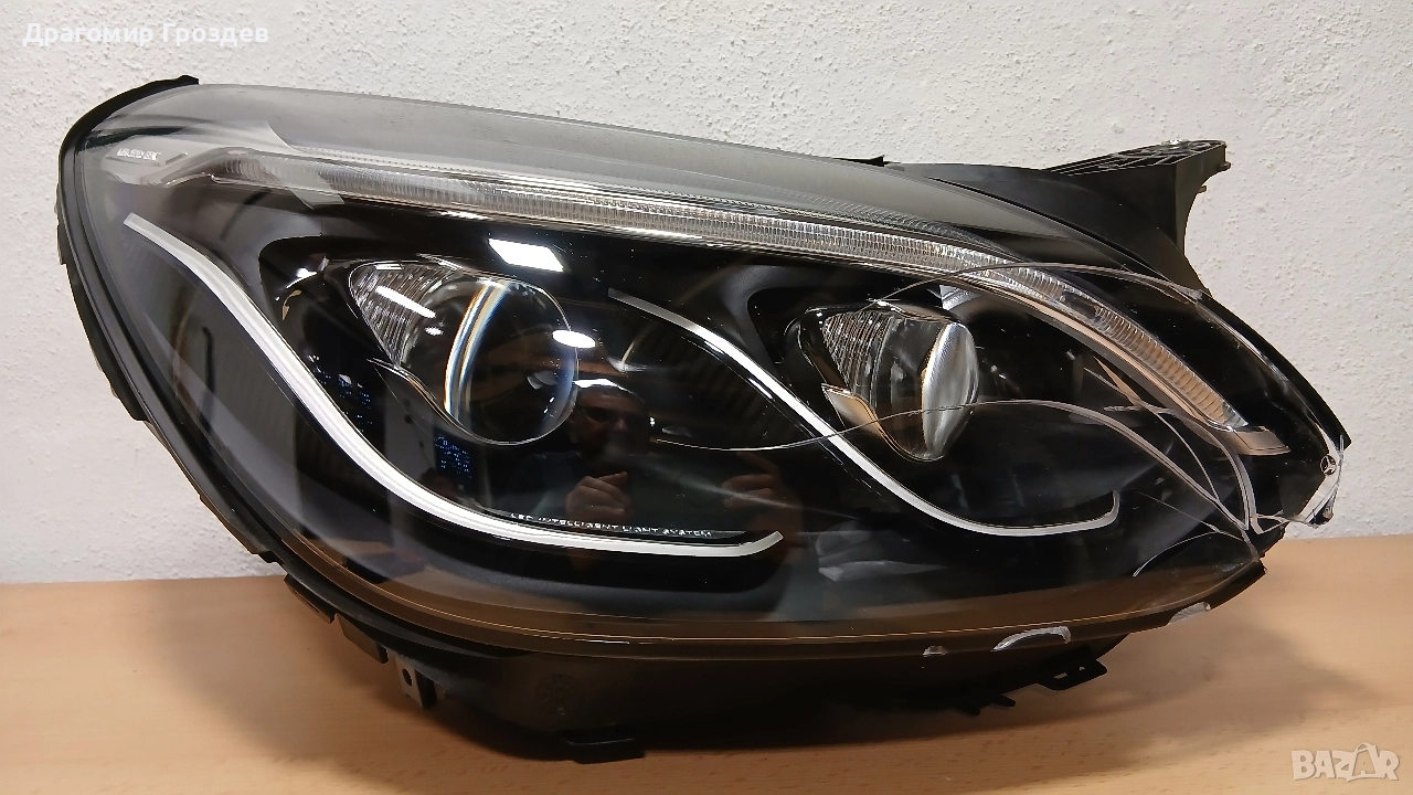 Десен LED INTELLIGENT LIGHT SYSTEM фар за Mercedes SLK (R172) / Мерцедес Ес Ел Ка (2015-2020), снимка 1