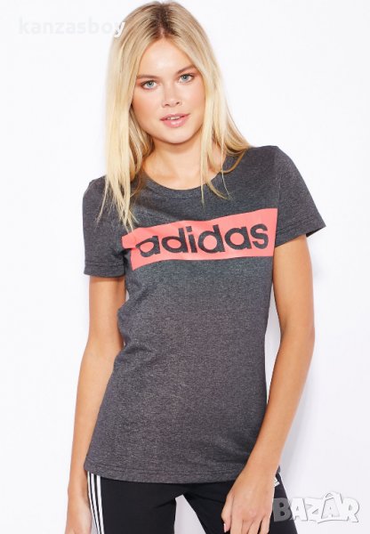 Adidas Essentials Linear - страхотна дамска тениска КАТО НОВА, снимка 1