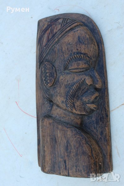 Ръчно изработена дървена маска, снимка 1