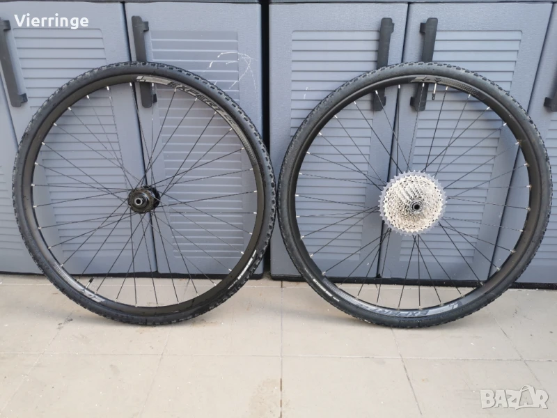 Комплект гравел капли с гуми, дискове и касета, снимка 1