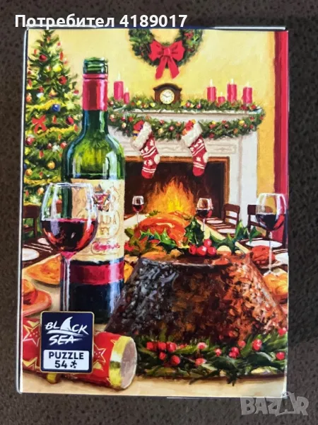 Коледен мини пъзел, снимка 1