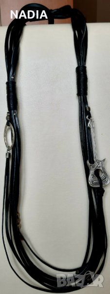 Колие естествена кожа, снимка 1