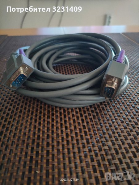VGA cable 5м "hama", снимка 1