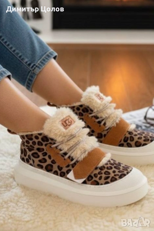 Топли дамски боти 2 цвята, снимка 1