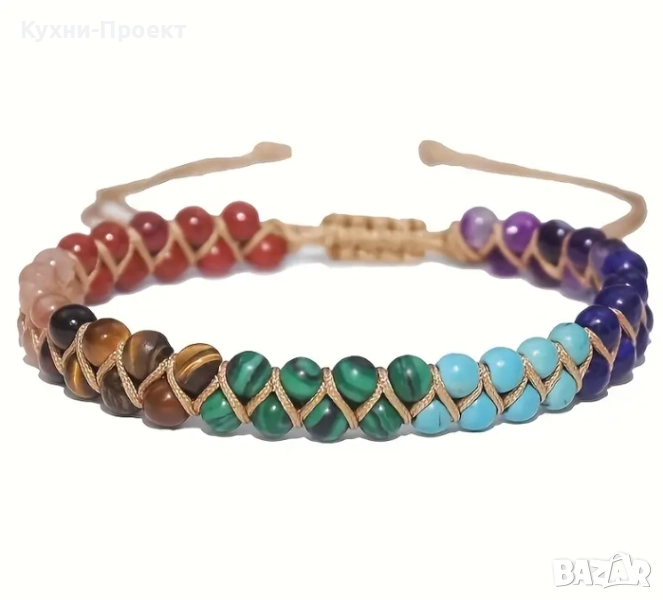 гривна със 7 вида минерали, снимка 1