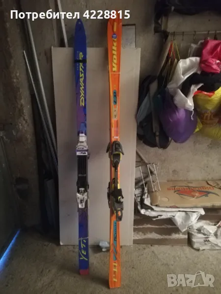 Два чифта ски - втора употреба, снимка 1