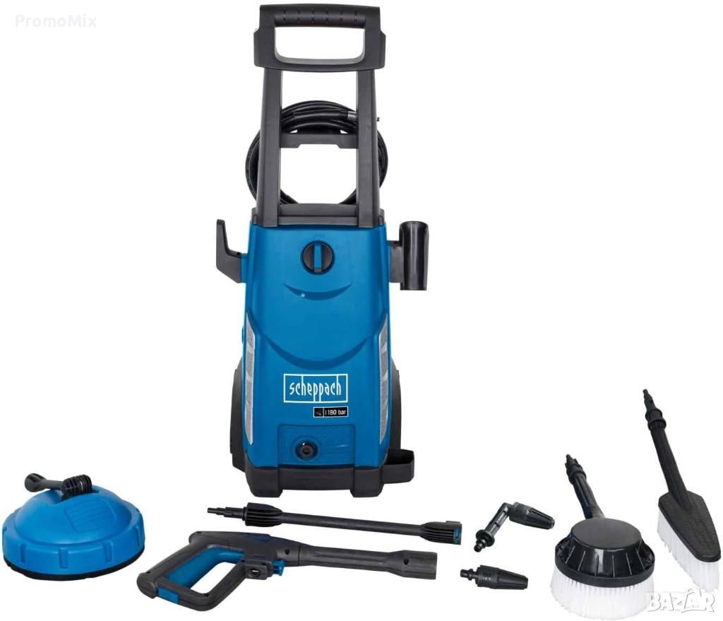 Водоструйка Scheppach HCE2500 2400W 180bar 480лч, снимка 1