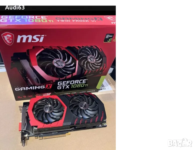MSI 1080Ti 11 Gb Видео Карта, снимка 1