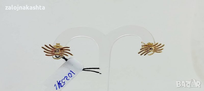 Нови Детски Златни обеци-1,42гр/14кр, снимка 1