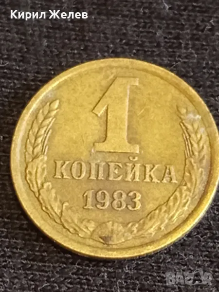 Стара монета 1 копейка 1983г. СССР рядка за КОЛЕКЦИЯ ДЕКОРАЦИЯ 11561, снимка 1