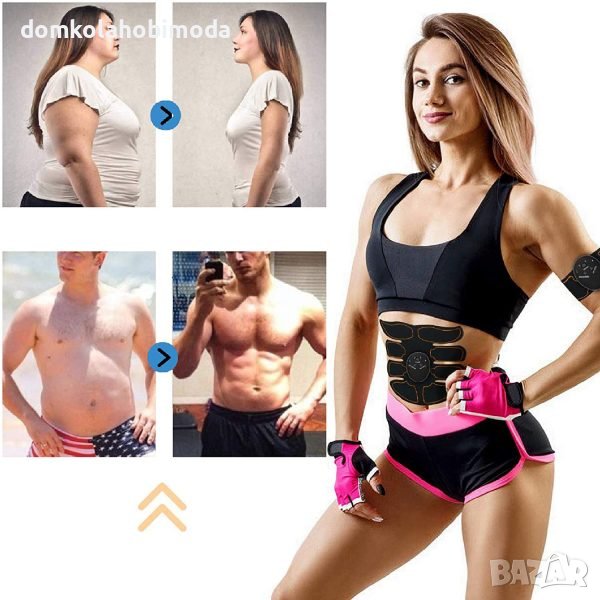ЕЛЕКТРОСТИМУЛАТОР ЗА МУСКУЛИ ,комплект две плочки ,6 режима 10 степени,, снимка 1