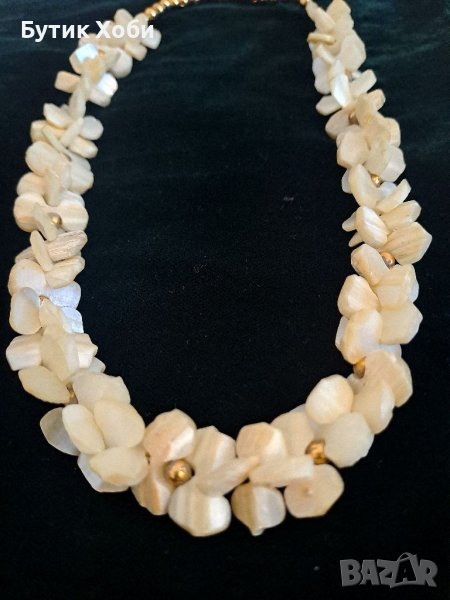 Винтидж колие от естествен седеф , снимка 1